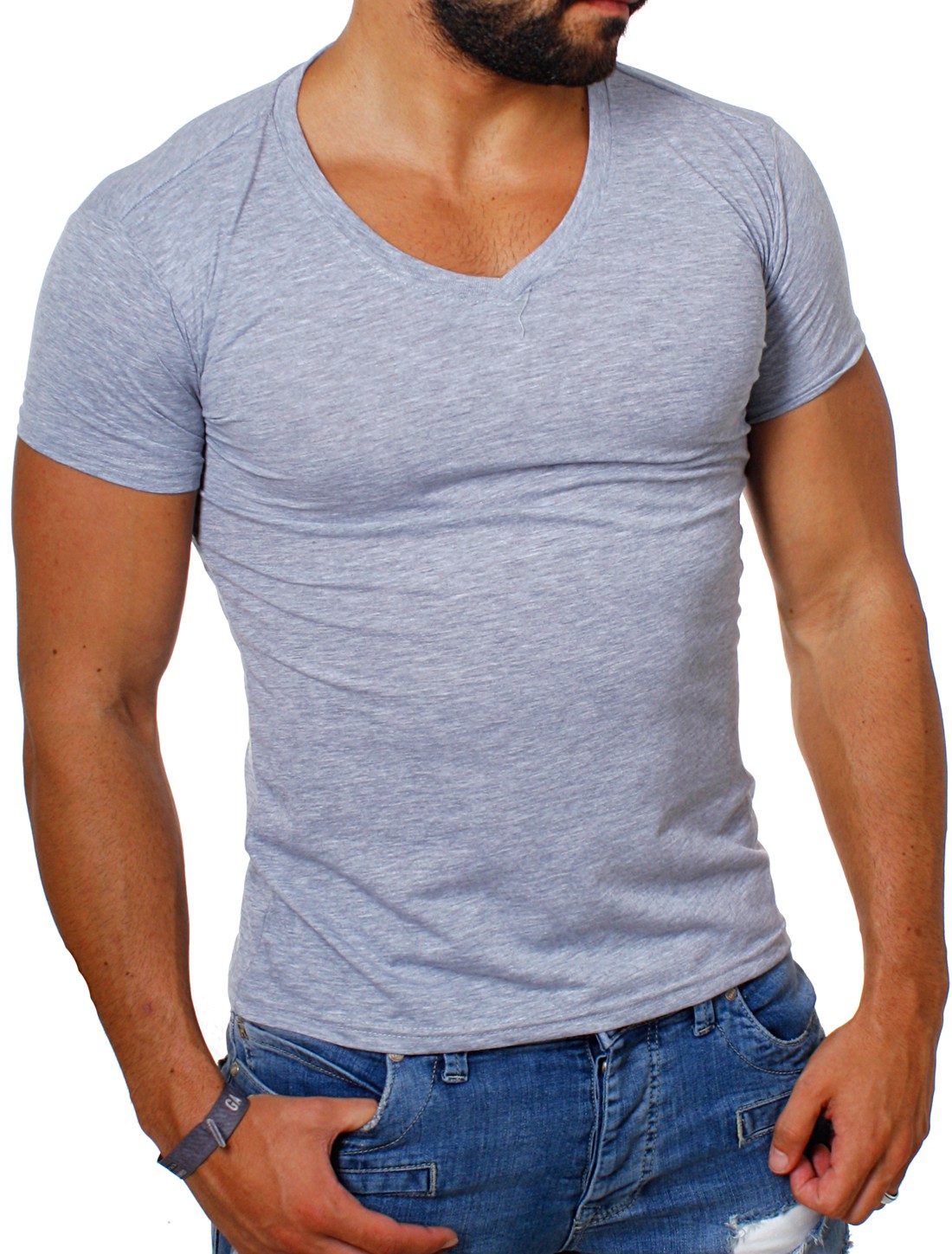 review t shirt v ausschnitt herren
