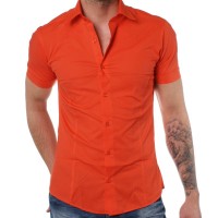 Redbridge Kurzarm Hemd DRIVE coral R-2156