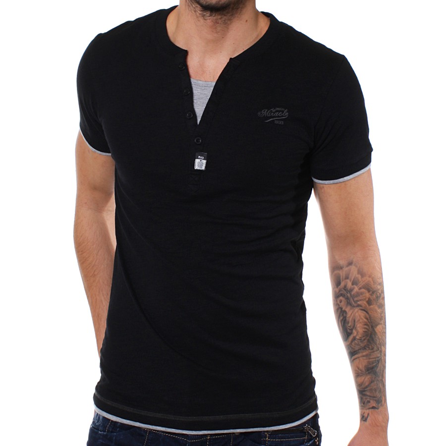 recreation t-blouse herren t blouse blau herren
