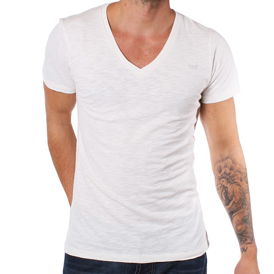 t blouse v neck herren