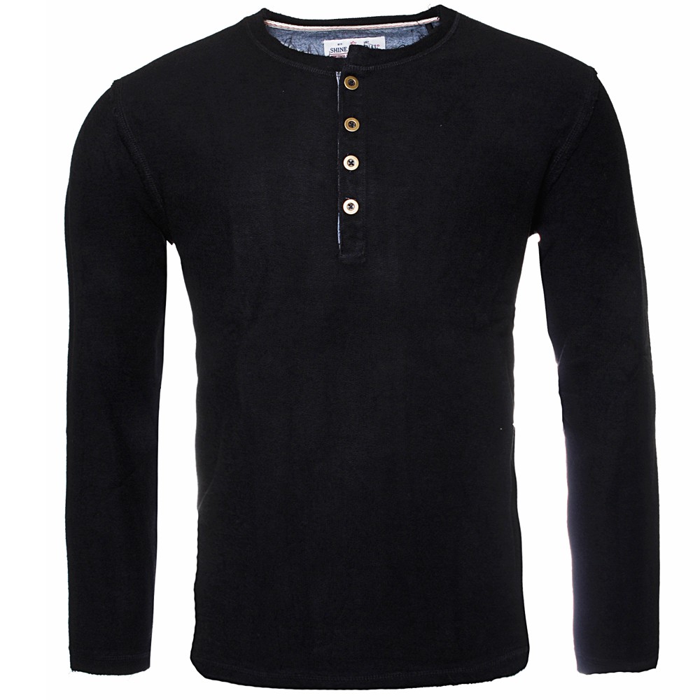 Pullover mit knopfleiste herren