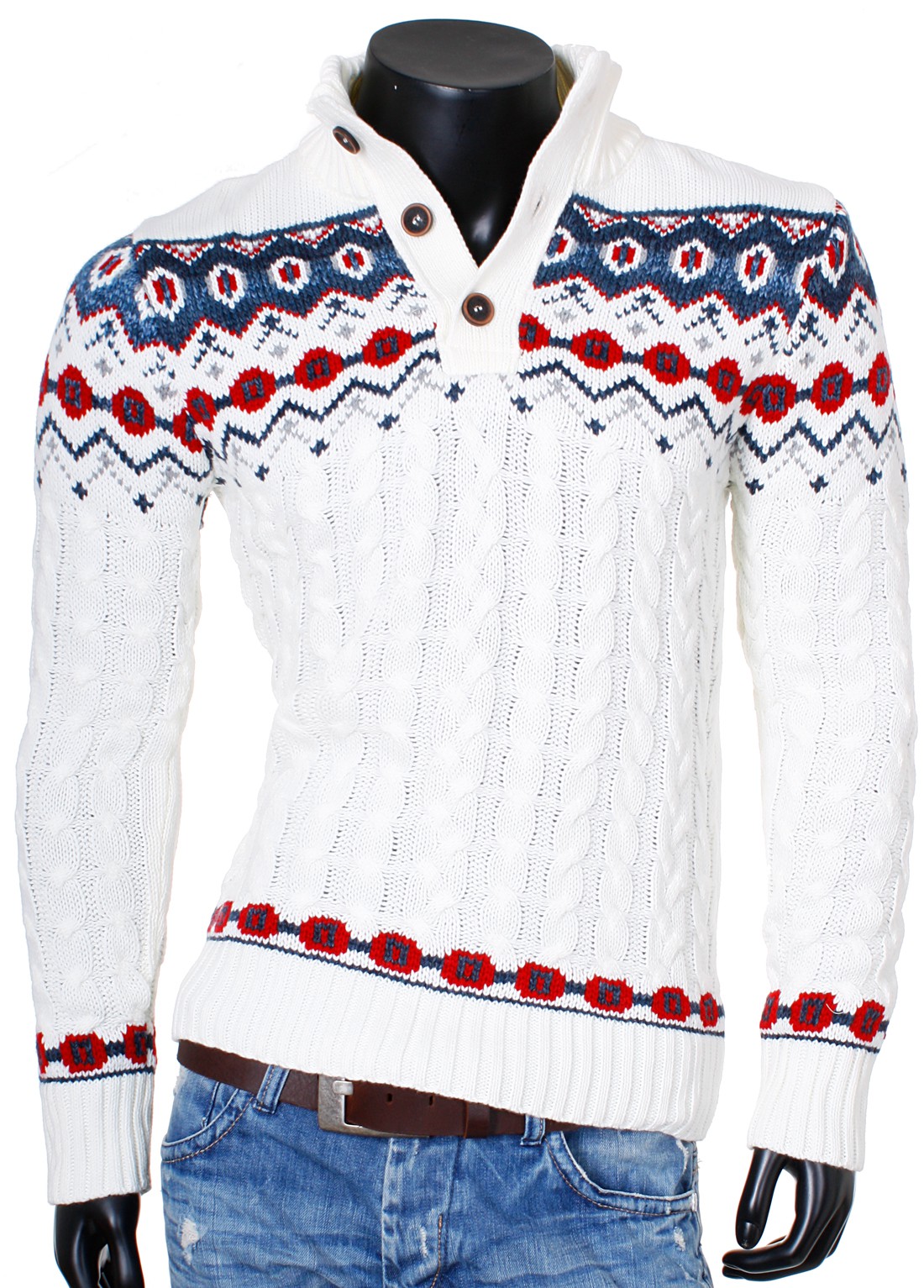 Carisma Strick-Blazer Herren - Dünne Jacke Für Herbst Und Party