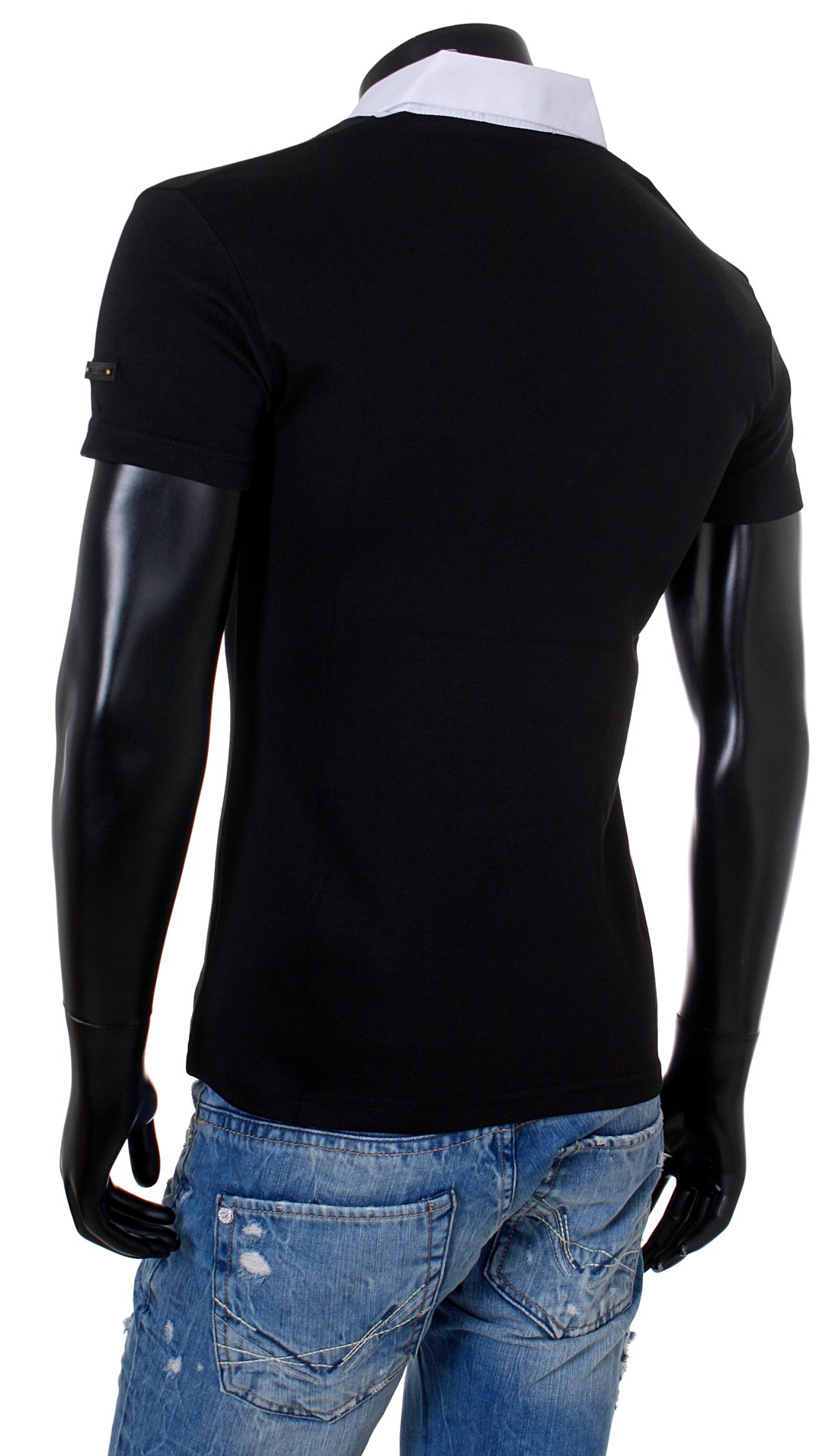 Elegancity Herren Langarm T-Shirt Mit Tasche - Basic Sweatshirt Aus Stretch-Material S-3XL